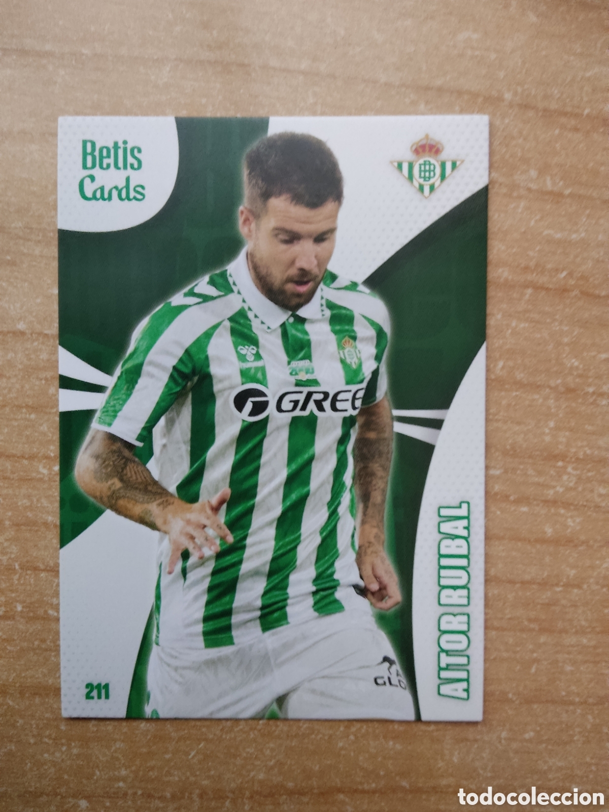 Cromos de f&uacute;tbol: 211 AITOR RUIBAL REAL BETIS HOLY CARDS 2024 2025