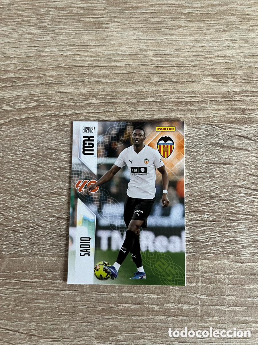 Cromos de f&uacute;tbol: 360 SADIQ MEGACRACKS MGK 2026 2027 26 27 VALENCIA CF