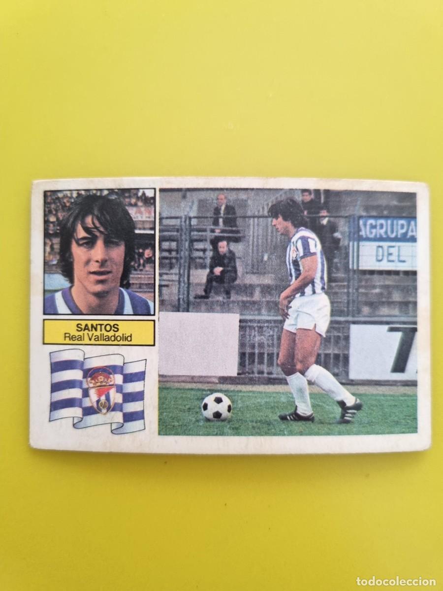 Cromos de f&uacute;tbol: CROMO FUTBOL LIGA ESTE DE SANTOS REAL VALLADOLID NUNCA PEGADO SIN PEGAR 82 83 1982 1983 AR826