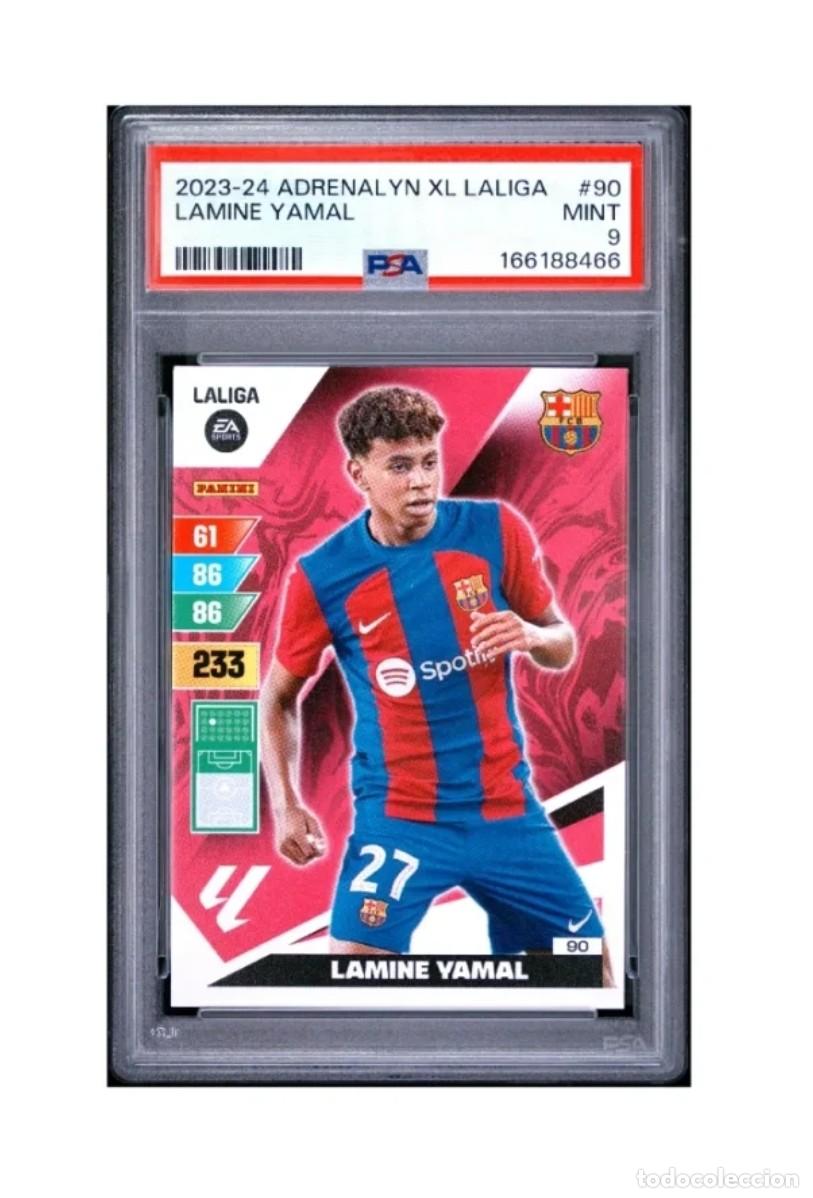 Football Stickers: PSA 9 Panini Adrenalyn XL Lamine Yamal 2023-24 ROOKIE