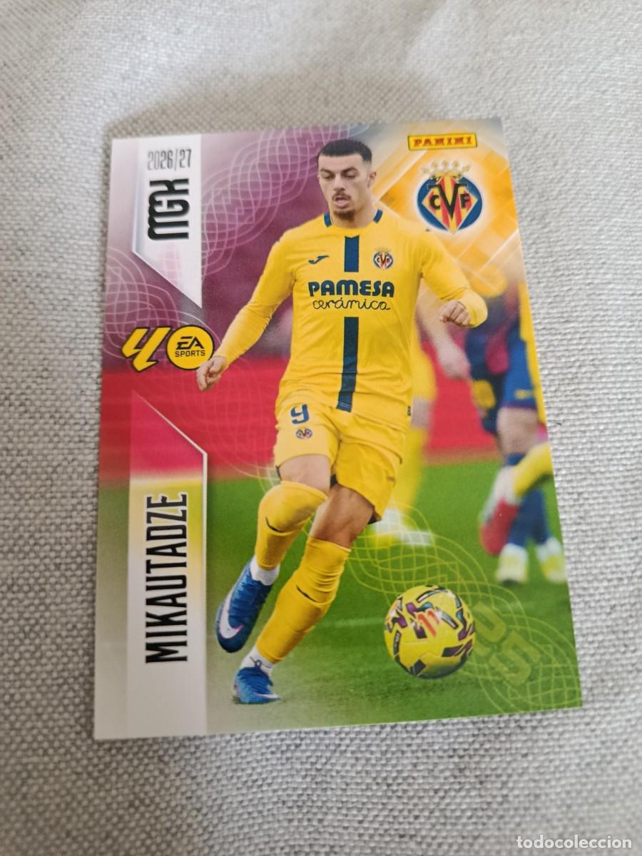 Cromos de f&uacute;tbol: Megacracks 26/27. 376- Mikautadze. Villarreal.