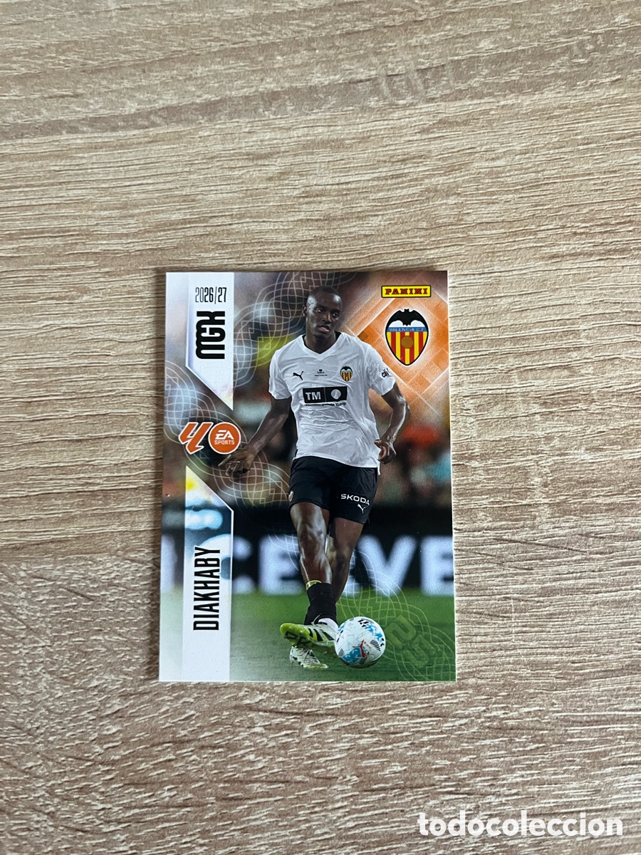 Cromos de f&uacute;tbol: 347 DIAKHABY MEGACRACKS MGK 2026 2027 26 27 VALENCIA CF