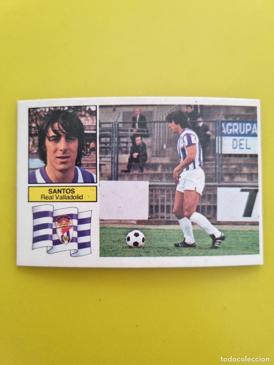 Cromos de f&uacute;tbol: CROMO FUTBOL LIGA ESTE DE SANTOS REAL VALLADOLID NUNCA PEGADO SIN PEGAR 82 83 1982 1983 AR826