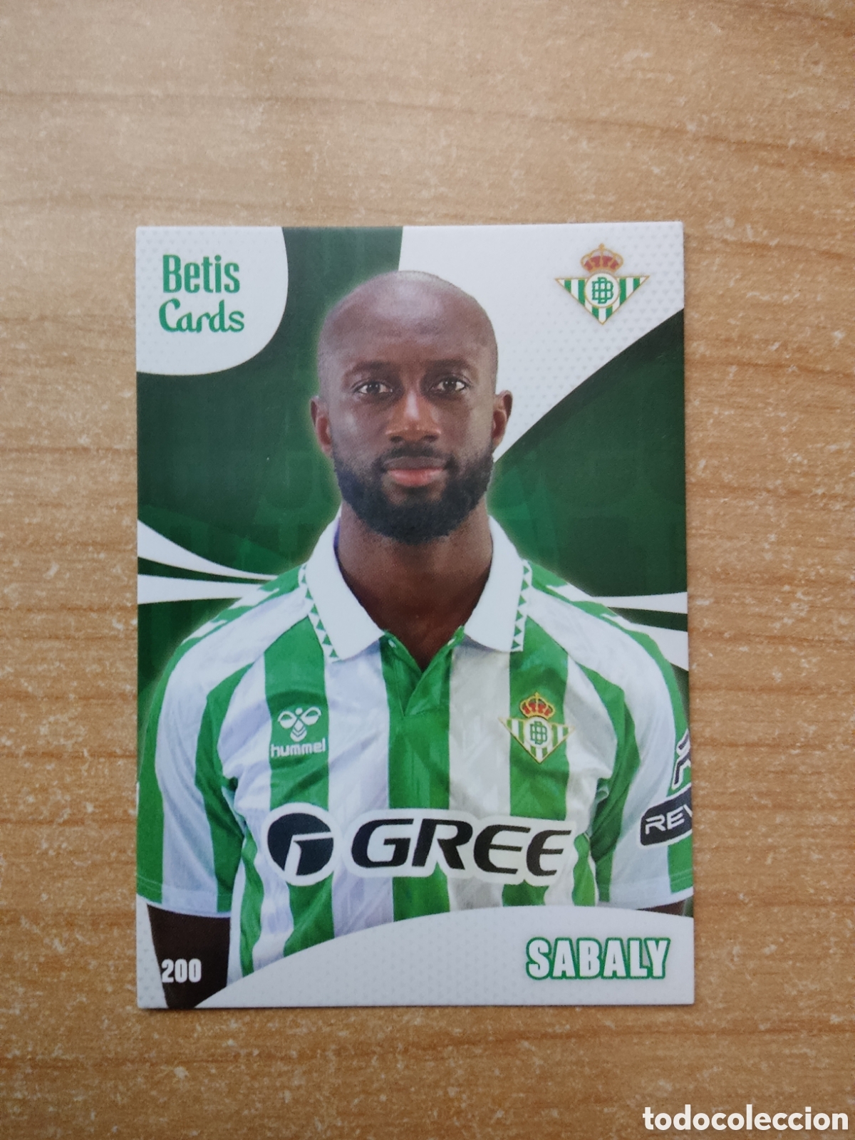 Cromos de f&uacute;tbol: 200 SABALY REAL BETIS HOLY CARDS 2024 2025