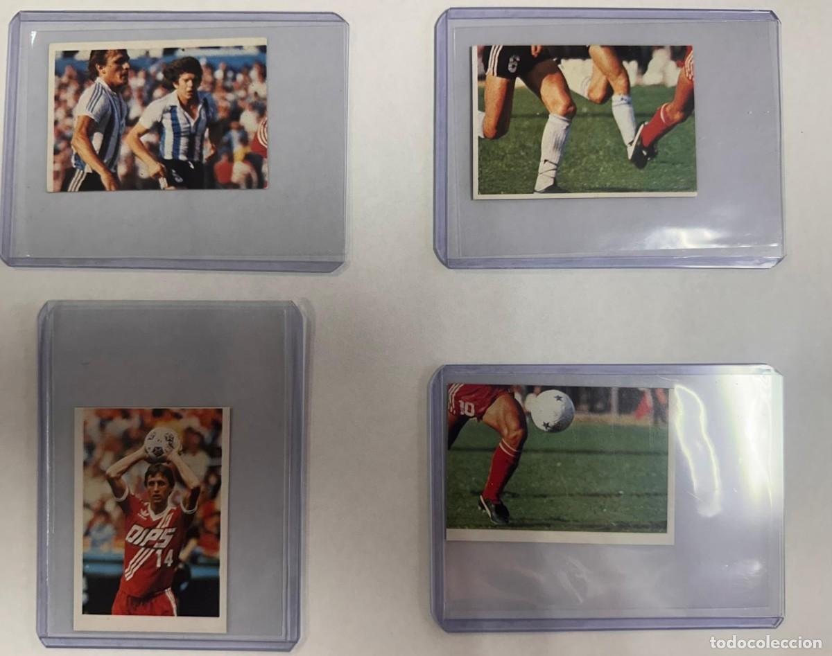 Cromos de f&uacute;tbol: Futbolistas en Accion Maradona Cruyff Liga Este 80 81 1980 1981 Sin pegar