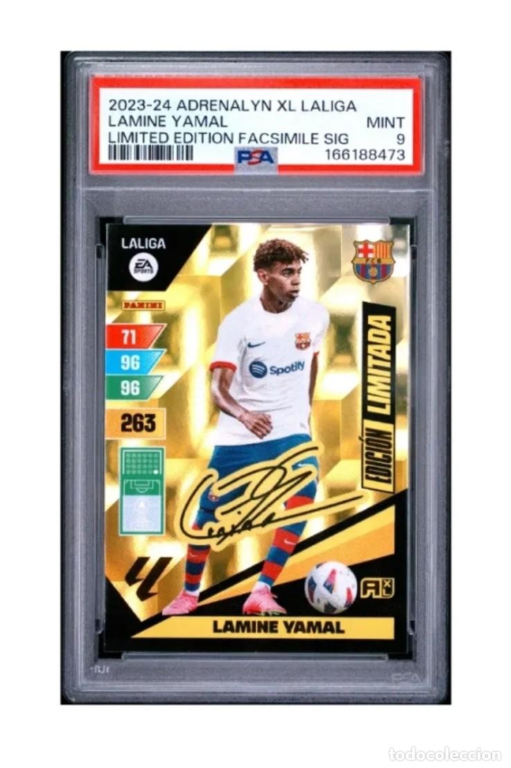Cromos de f&uacute;tbol: PSA 9 Lamine Yamal Adrenalyn XL Edici&oacute;n Limitada