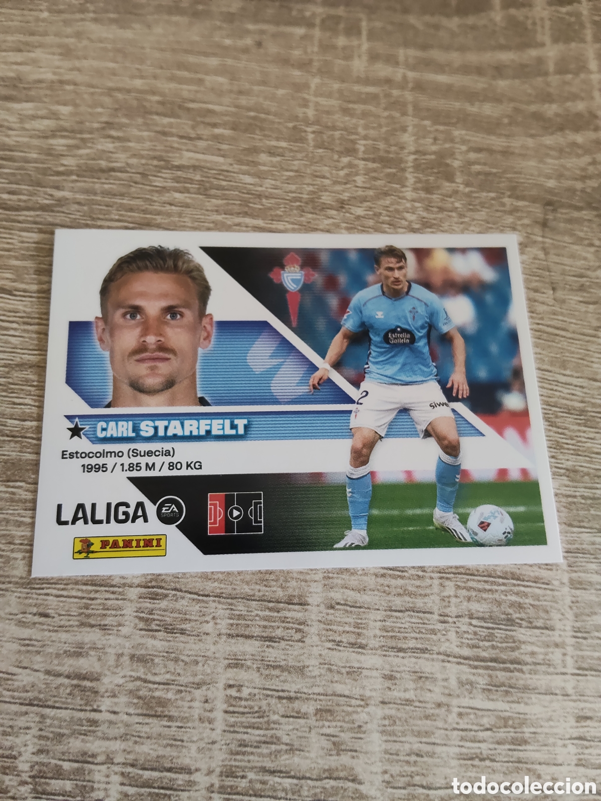 Cromos de f&uacute;tbol: Starfelt Celta de Vigo liga 2026 2027 26 27 ediciones este