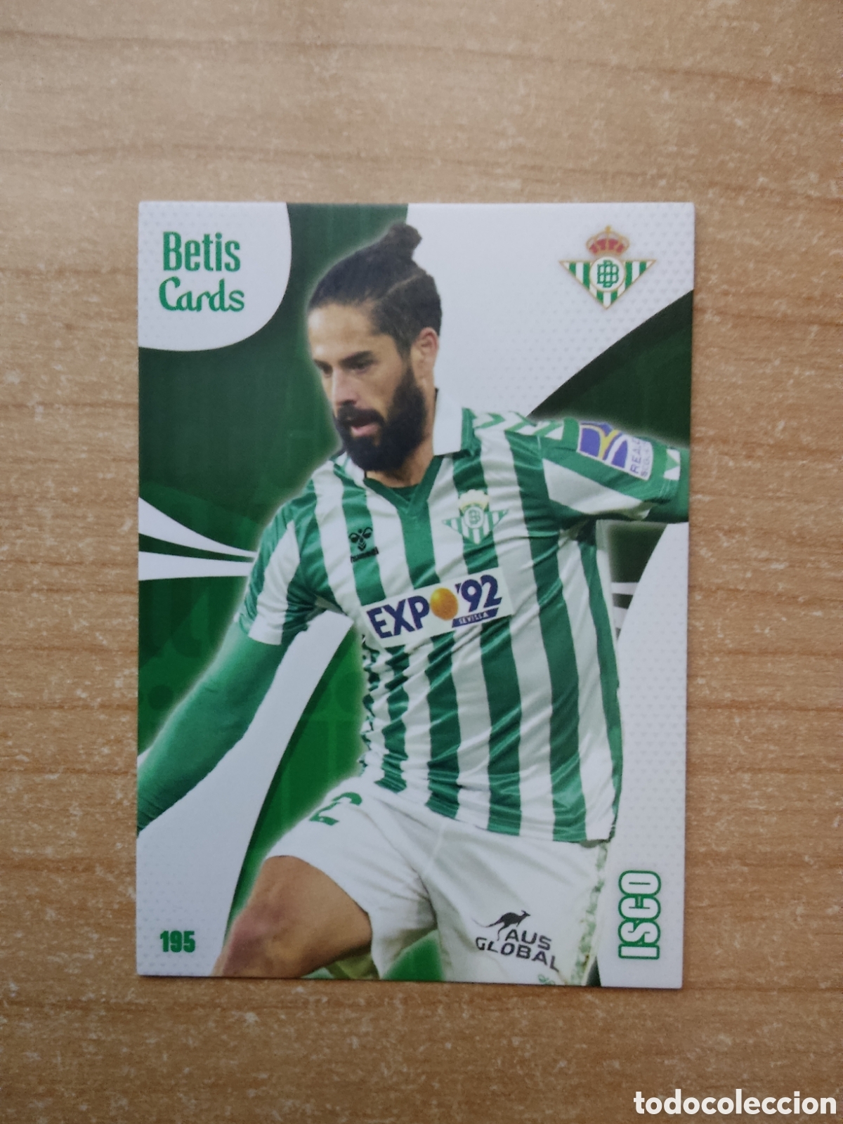 Cromos de f&uacute;tbol: 195 ISCO REAL BETIS HOLY CARDS 2024 2025