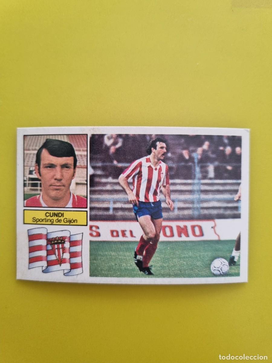 Cromos de Futebol: CROMO FUTBOL LIGA ESTE CUNDI SPORTING GIJ&Oacute;N NUNCA PEGADO SIN PEGAR 82 83 1982 1983 AR826