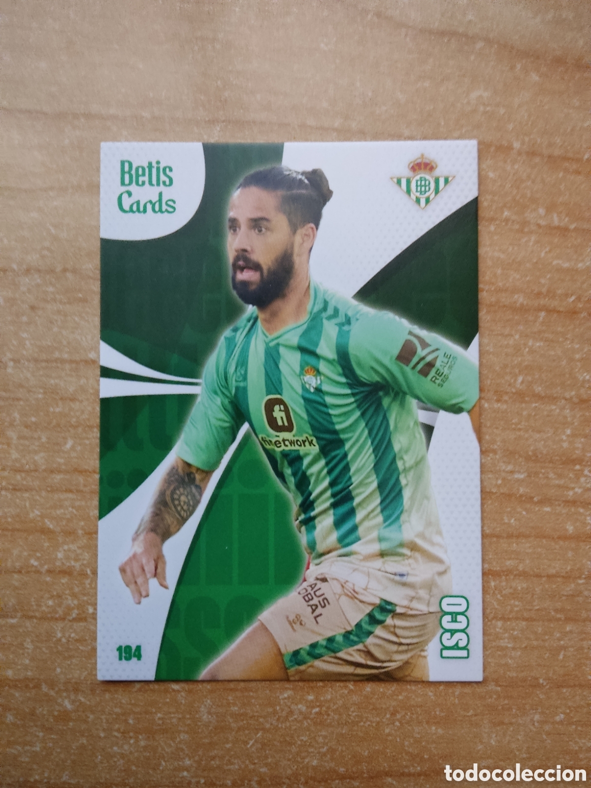 Cromos de f&uacute;tbol: 194 ISCO REAL BETIS HOLY CARDS 2024 2025