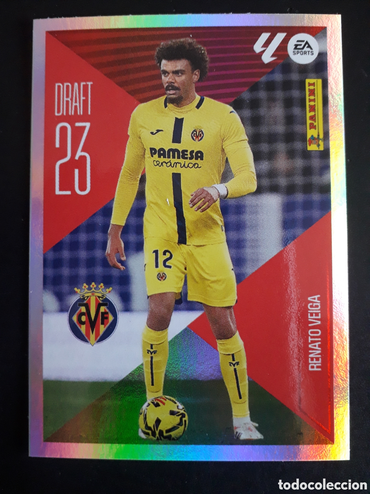 Cartes &agrave; collectionner de Football: RENATO VEIGA, VILLARREAL DRAFT 23 N&deg; 20 ED ESTE 2026 2027 26 27 SIN PEGAR PEDIDO M&Iacute;NIMO 3&euro;