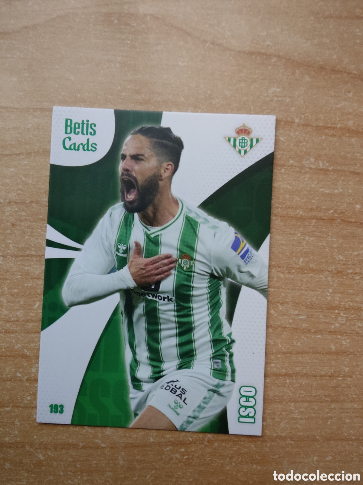 Cromos de f&uacute;tbol: 193 ISCO REAL BETIS HOLY CARDS 2024 2025