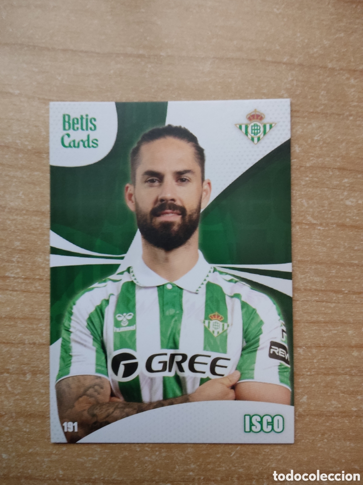 Cromos de f&uacute;tbol: 191 ISCO REAL BETIS HOLY CARDS 2024 2025