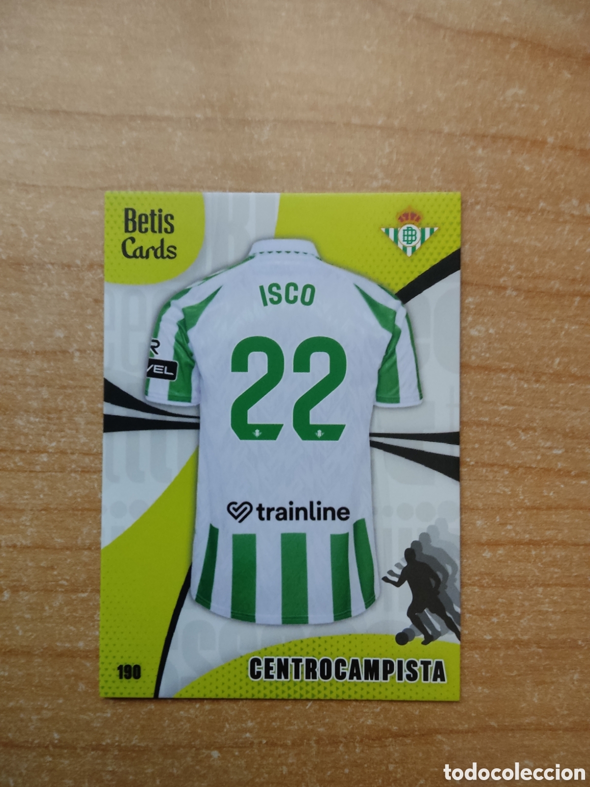 Cromos de f&uacute;tbol: 190 ISCO CENTROCAMPISTA REAL BETIS HOLY CARDS 2024 2025