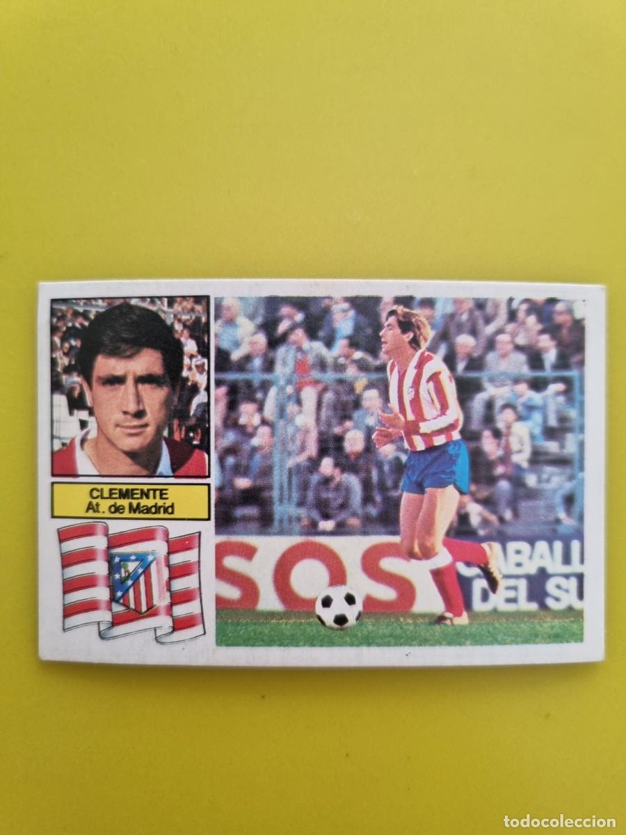 Cromos de f&uacute;tbol: CROMO FUTBOL LIGA ESTE CLEMENTE ATL. DE MADRID NUNCA PEGADO SIN PEGAR 82 83 1982 1983 AR826