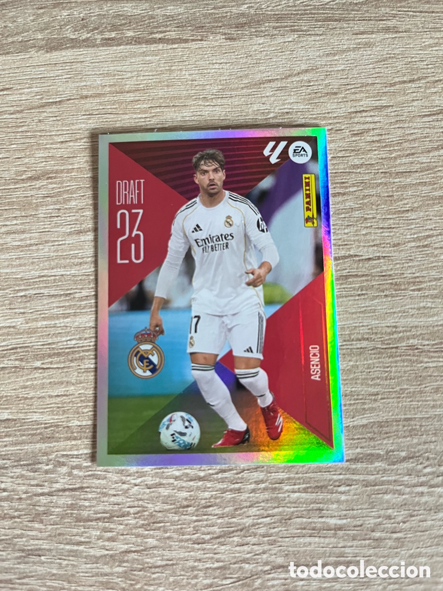 Cromos de f&uacute;tbol: 1 ASENCIO DRAFT 23 LIGA ESTE 2026 2027 26 27 REAL MADRID
