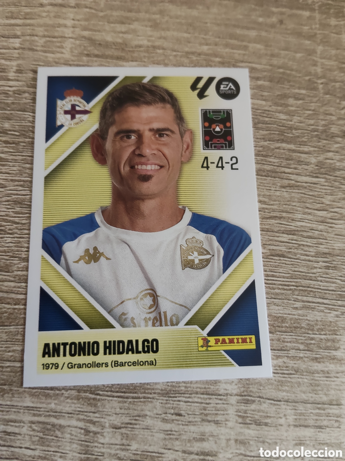 Cromos de f&uacute;tbol: Antonio Hidalgo Deportivo de la Coru&ntilde;a liga 2026 2027 26 27 ediciones este
