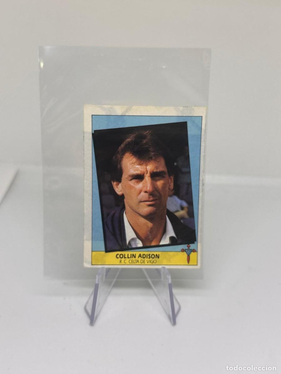 Cromos de f&uacute;tbol: Collin Adison Celta de Vigo Entrenador Baja Despegado Liga Este 87 88 1987 1988