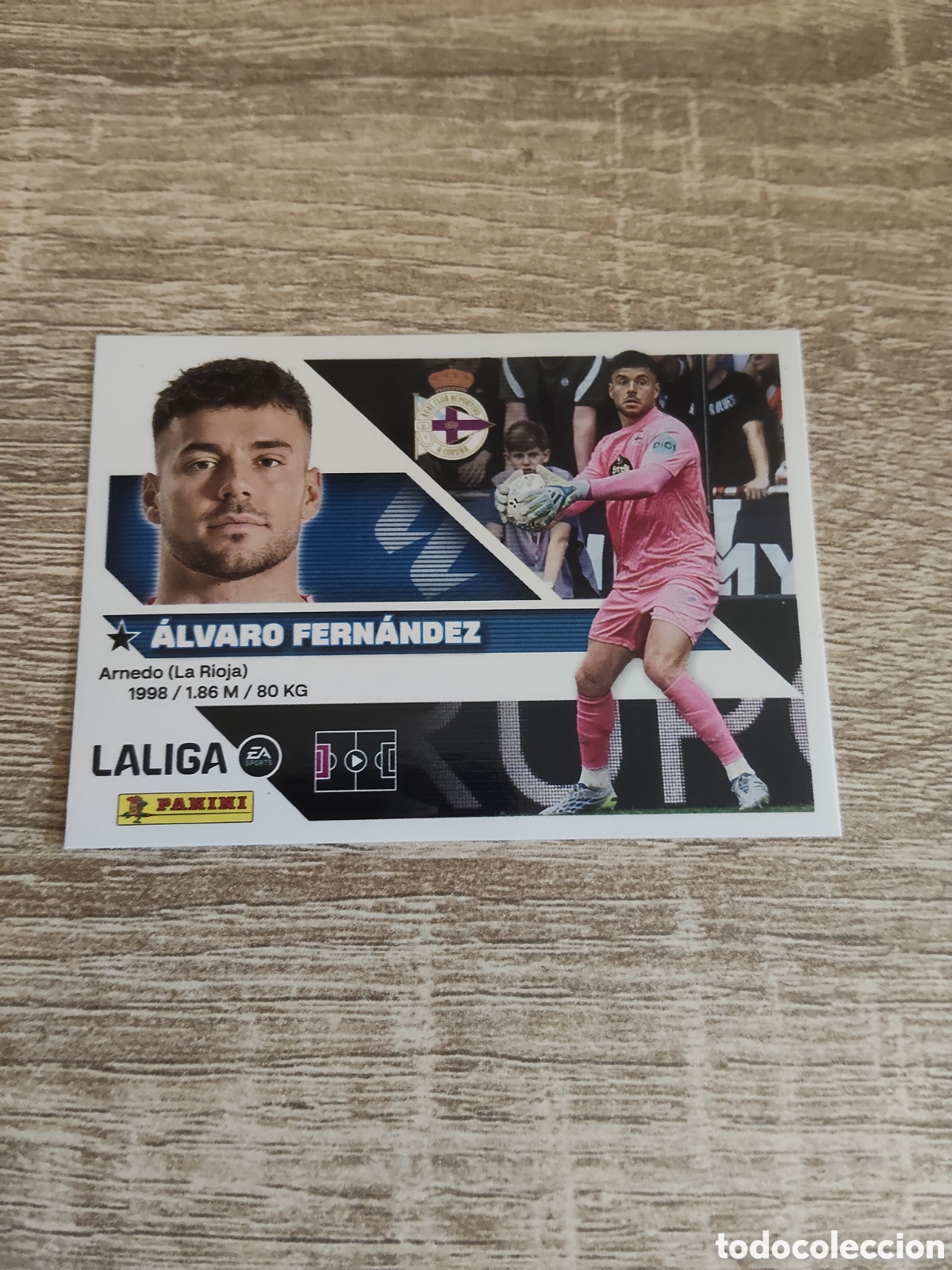 Cromos de f&uacute;tbol: &Aacute;lvaro Fern&aacute;ndez Deportivo de la Coru&ntilde;a liga 2026 2027 26 27 ediciones este