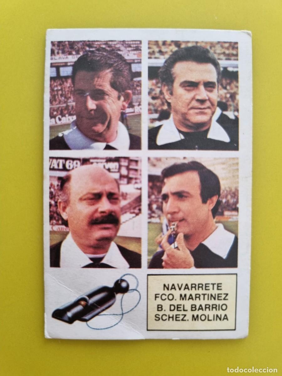 Cromos de f&uacute;tbol: CROMO FUTBOL LIGA ESTE ARBITROS NUNCA PEGADO SIN PEGAR 82 83 1982 1983 AR826