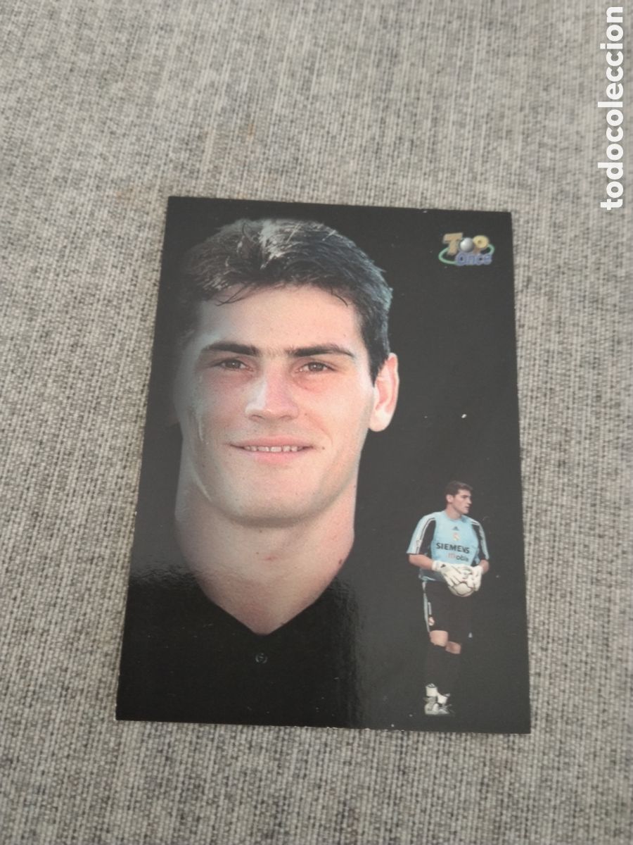Cartes &agrave; collectionner de Football: MUNDICROMO 2003-04 ( FICHAS DE LA LIGA 2004 ) N&ordm; 611 CASILLAS - R. MADRID ( TOP ONCE )