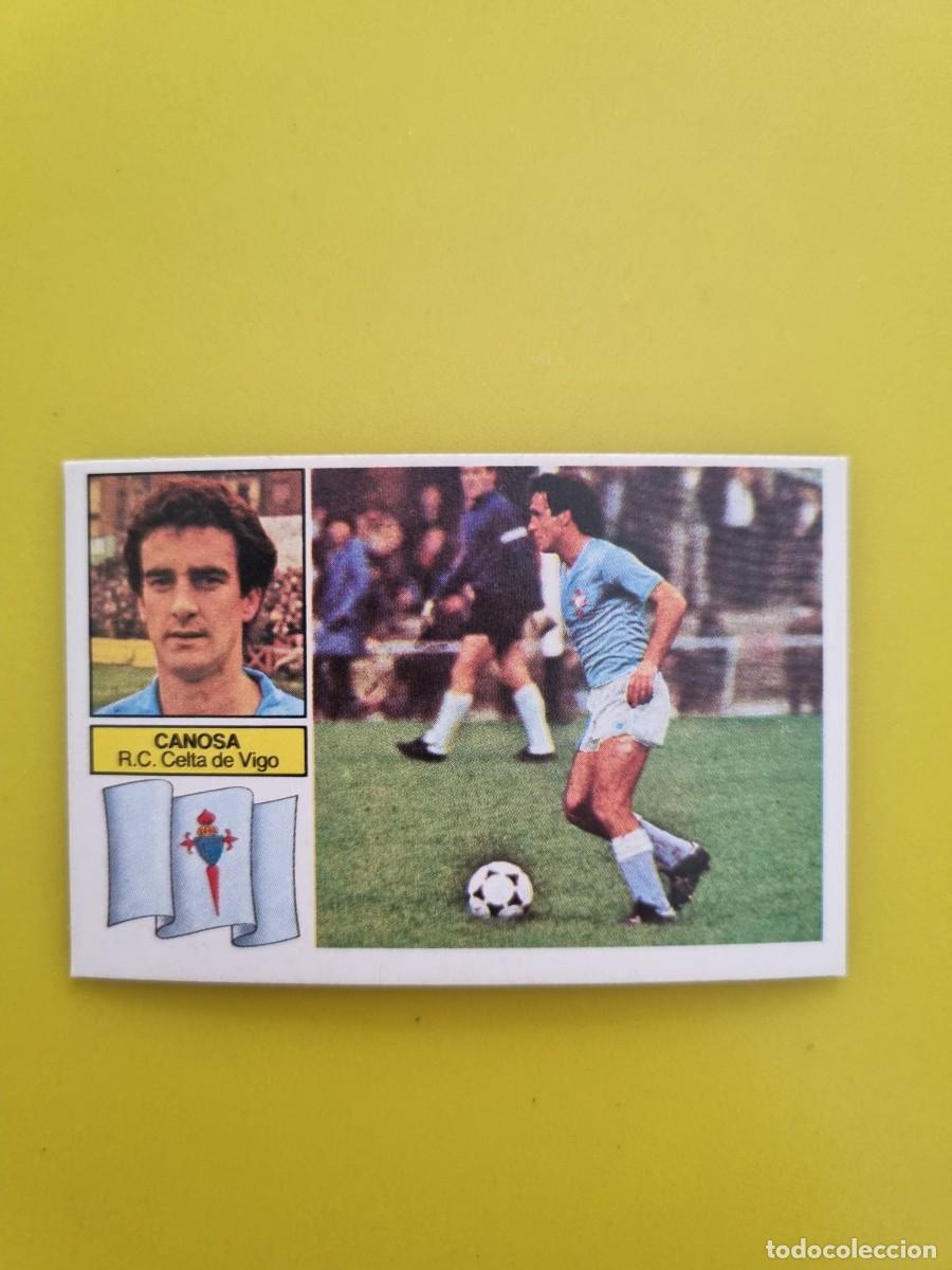 Cromos de f&uacute;tbol: CROMO FUTBOL LIGA ESTE CANOSA CELTA DE VIGO NUNCA PEGADO SIN PEGAR 82 83 1982 1983 AR826