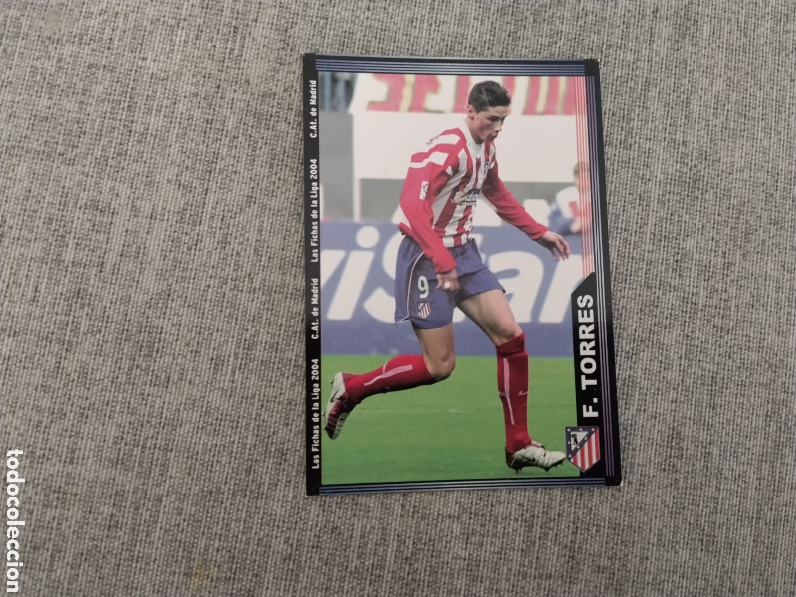 Cromos de f&uacute;tbol: MUNDICROMO 2003-04 ( FICHAS DE LA LIGA 2004 ) N&ordm;317 FERNANDO TORRES - AT. MADRID