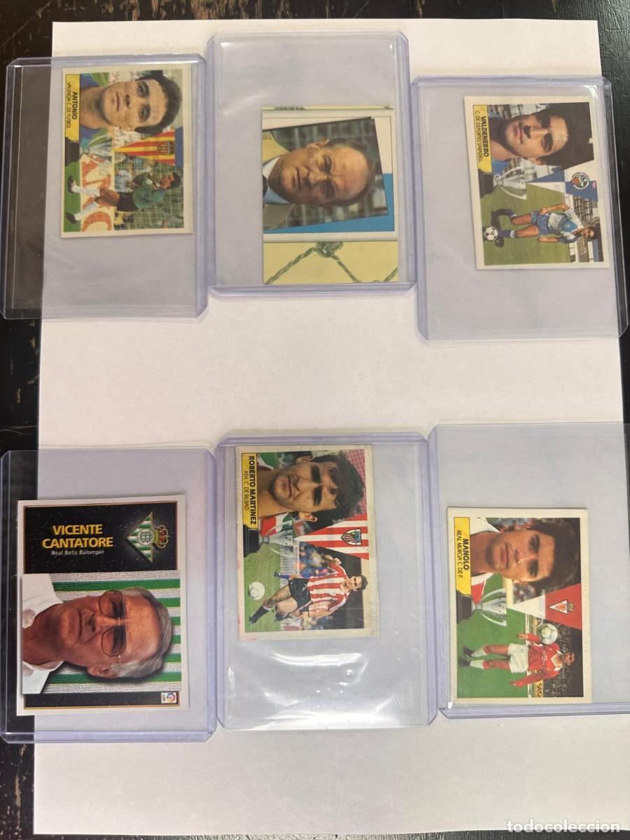 Cromos de f&uacute;tbol: Lote 6 Cards Liga Este Recortadas
