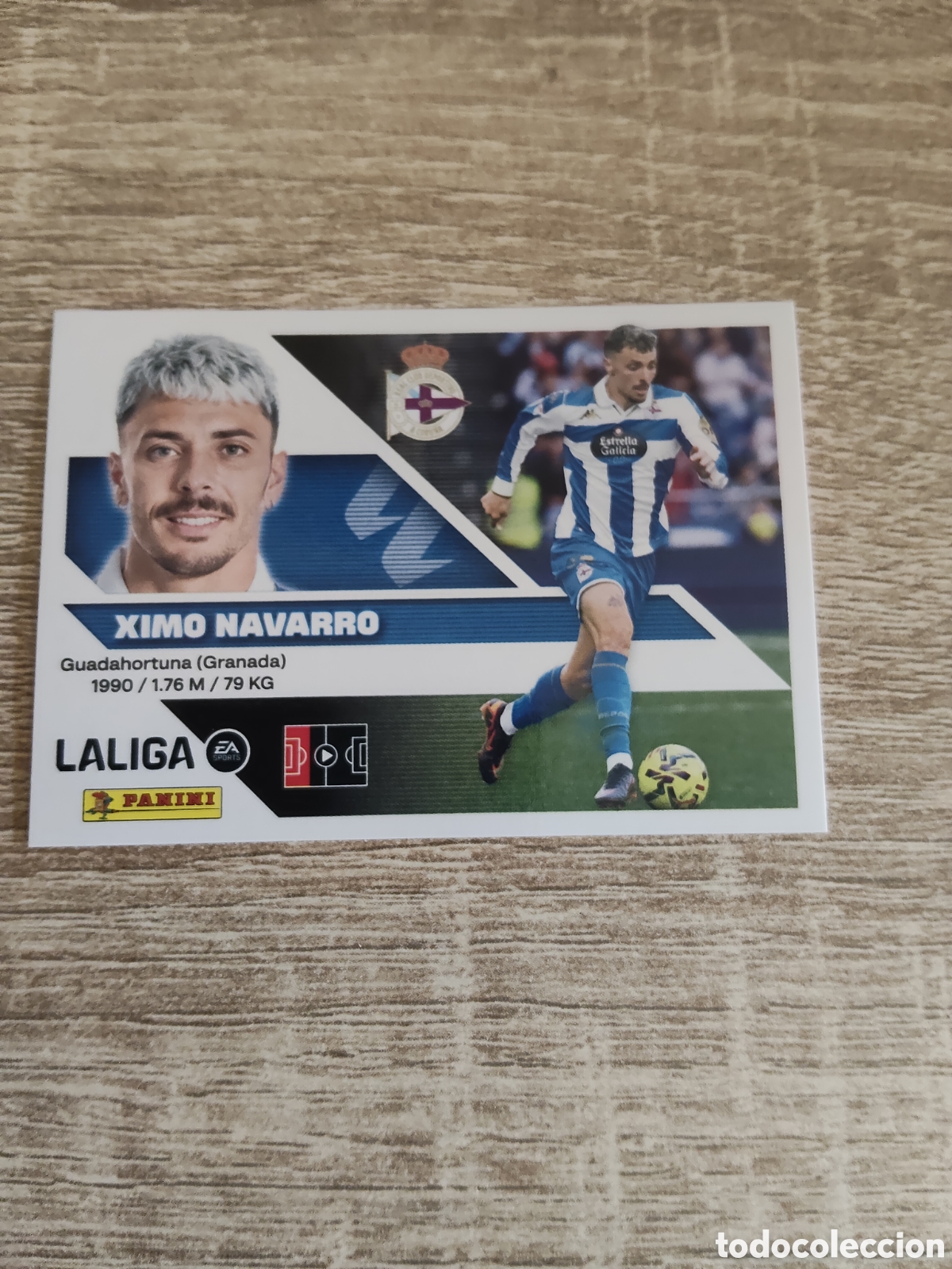 Cromos de f&uacute;tbol: Ximo Navarro Deportivo de la Coru&ntilde;a liga 2026 2027 26 27 ediciones este