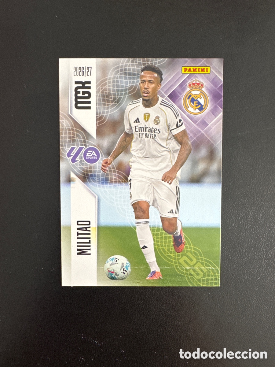 Cromos de f&uacute;tbol: MILITAO REAL MADRID NUMERO 221 MEGACRACKS 2026 2027