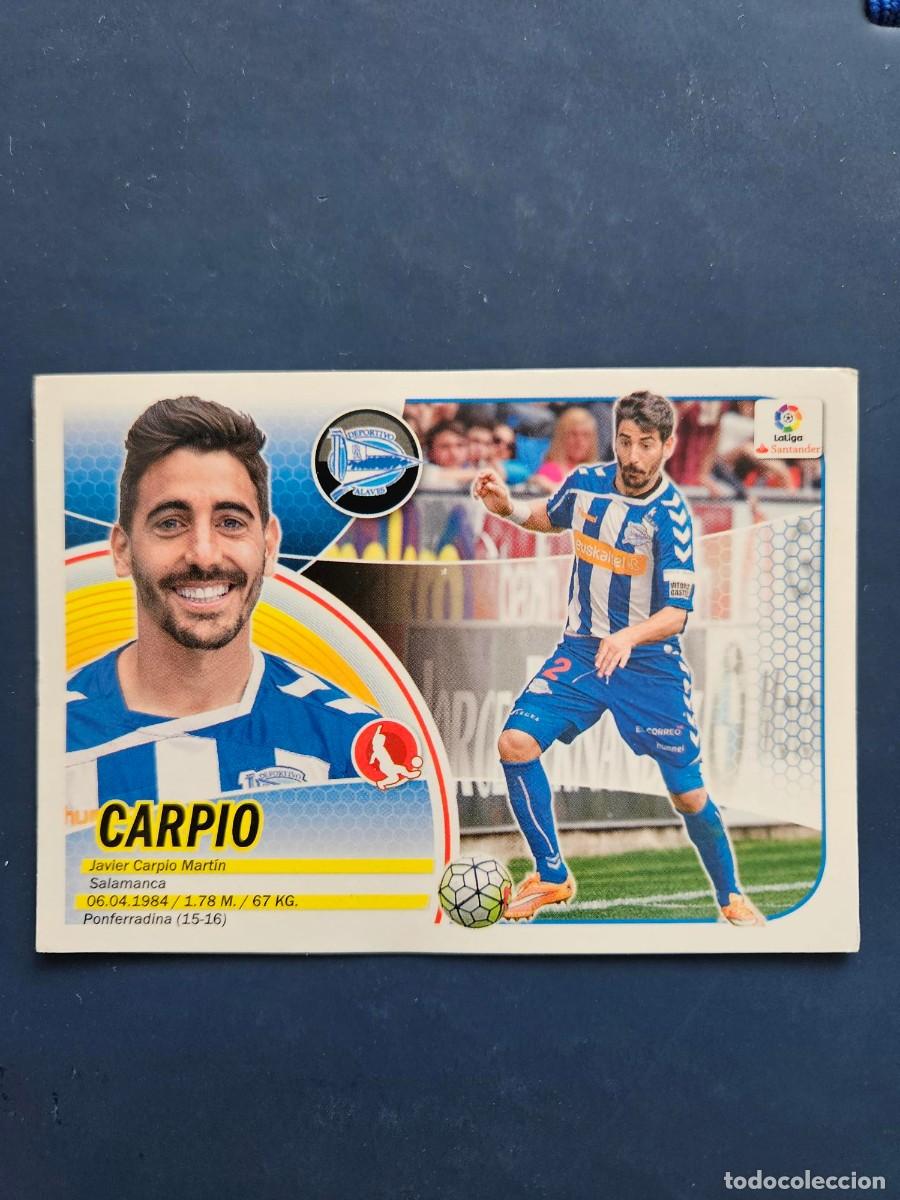 Cromos de f&uacute;tbol: N&ordm; 3 CARPIO ALAVES LOGO NUEVO LIGA ESTE 16 17 2016 2017 SIN PEGAR NUNCA PEGADO