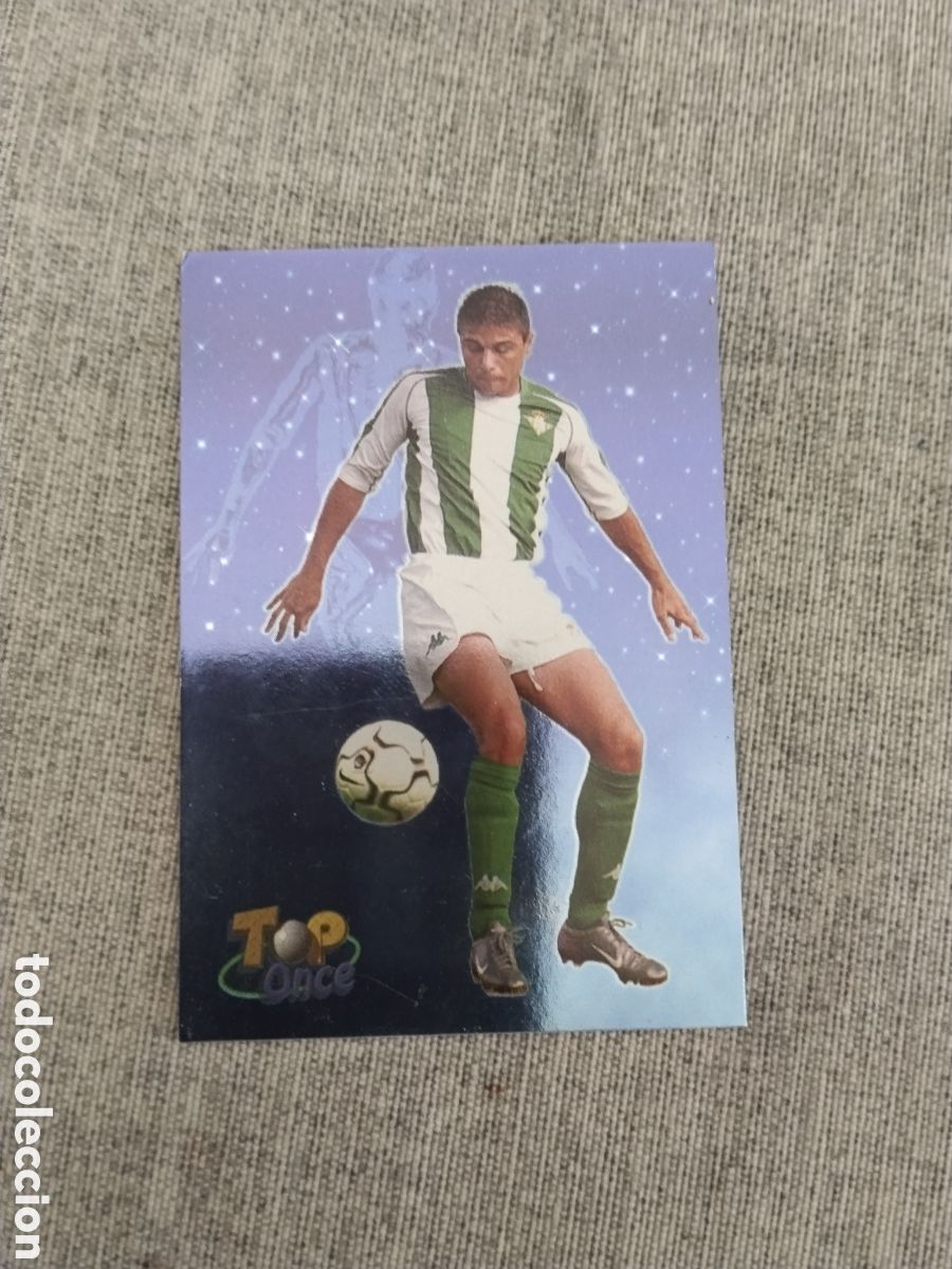 Football Stickers: MUNDICROMO 2002-03 ( FICHAS DE LA LIGA 2003 ) N&ordm; 630 JOAQU&Iacute;N - REAL BETIS ( TOP ONCE)