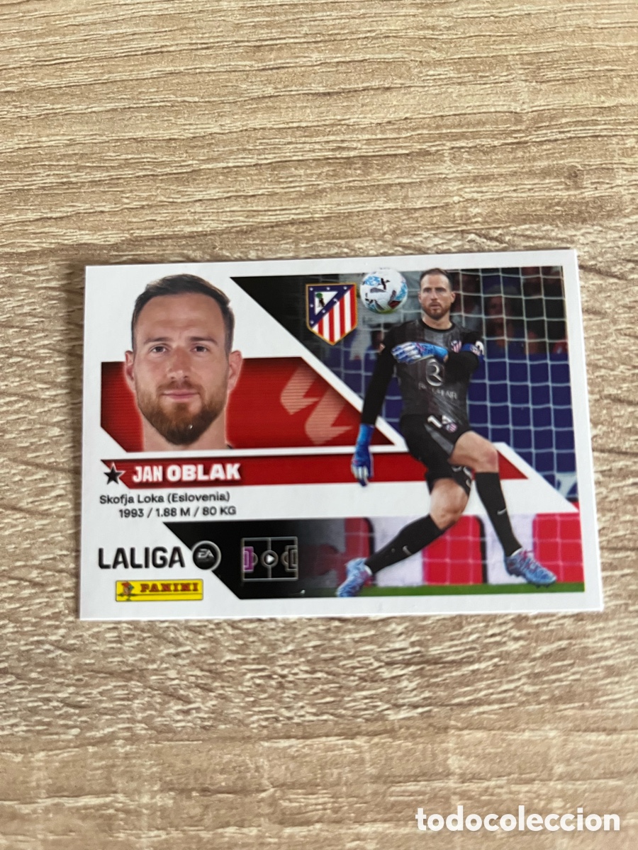 Football Stickers: 3 OBLAK LIGA ESTE EDICIONES ESTE 2026 2027 26 27 ATL&Eacute;TICO DE MADRID