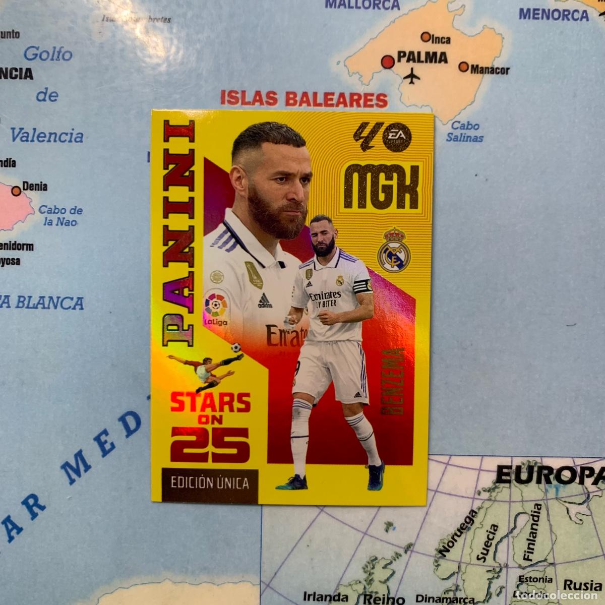 Football Stickers: Benzema n&uacute;mero 441 serie on Stars On 25 Del Real de Madrid megacracks 26-27 2026-2027
