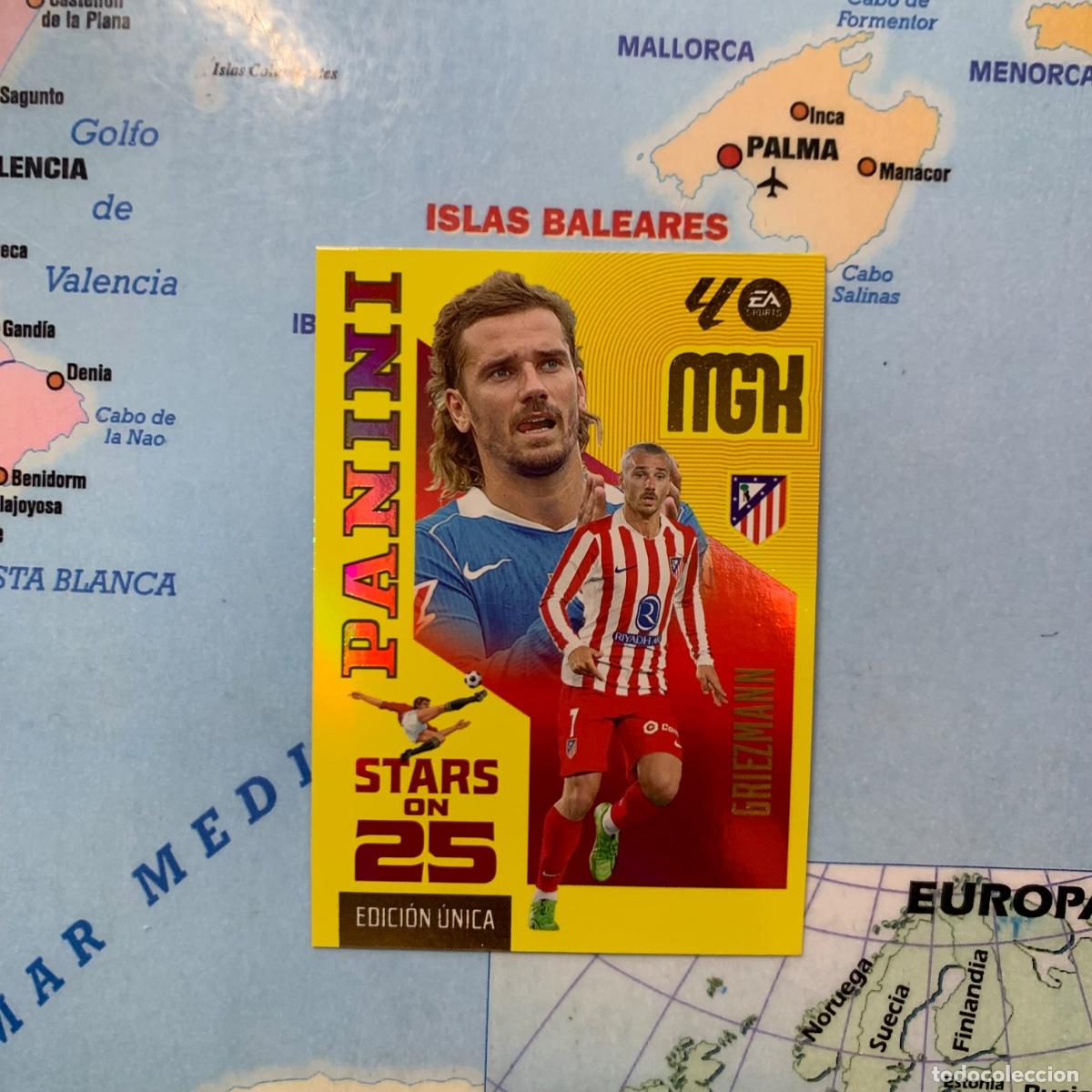 Football Stickers: Griezmann n&uacute;mero 443 serie on Stars On 25 Del Atl&eacute;tico de Madrid megacracks 26-27 2026-2027