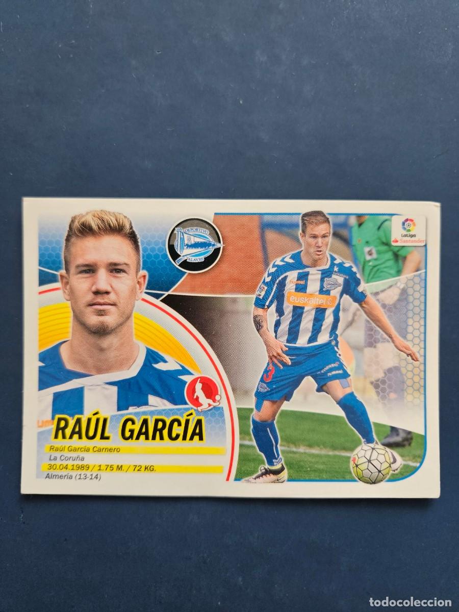 Football Stickers: N&ordm; 7 RAUL GARCIA ALAVES LOGO NUEVO LIGA ESTE 16 17 2016 2017 SIN PEGAR NUNCA PEGADO