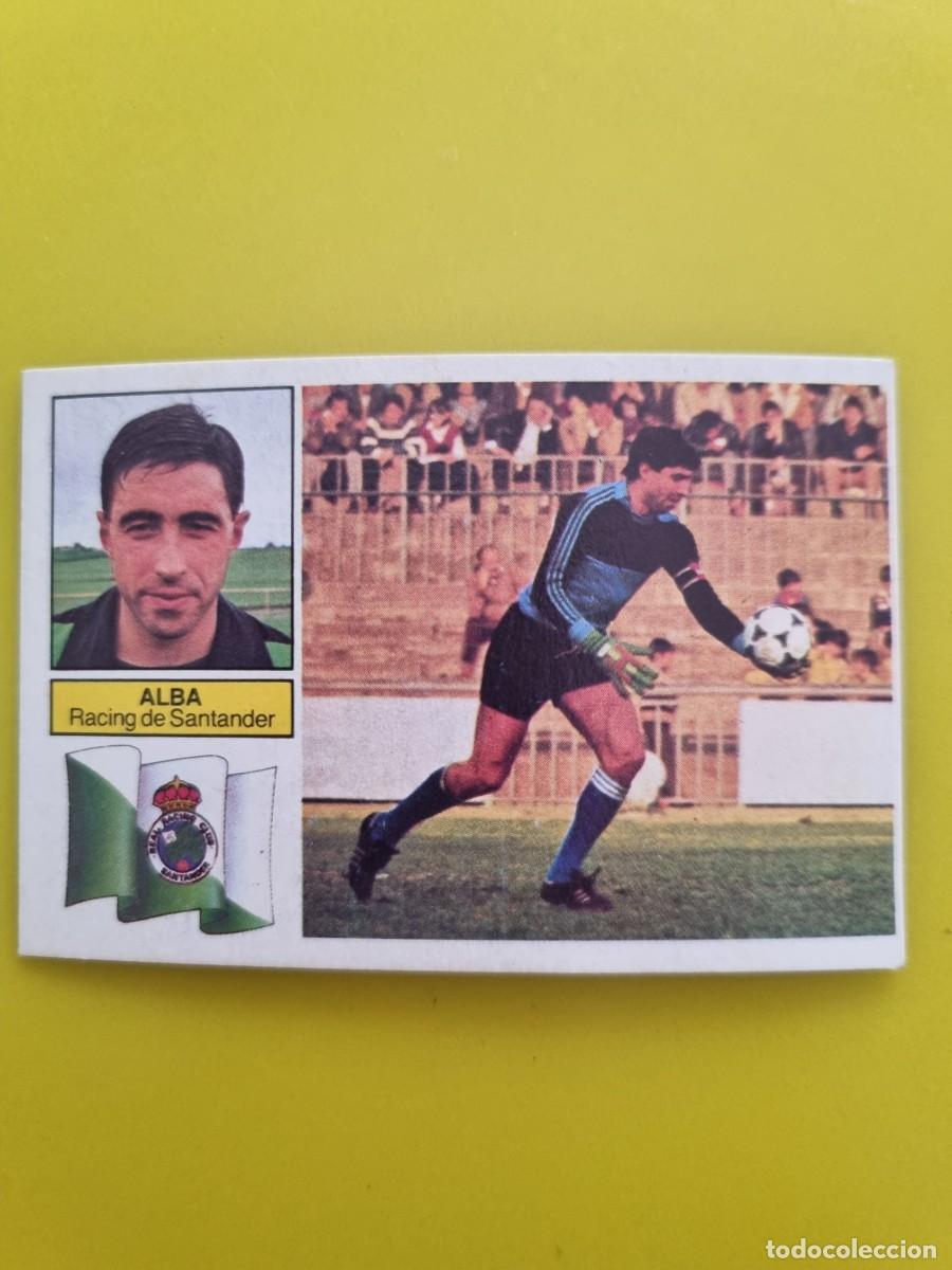 Fu&szlig;ball-Sticker: CROMO FUTBOL LIGA ESTE ALBA RACING DE SANTANDER NUNCA PEGADO SIN PEGAR 82 83 1982 1983 AR826
