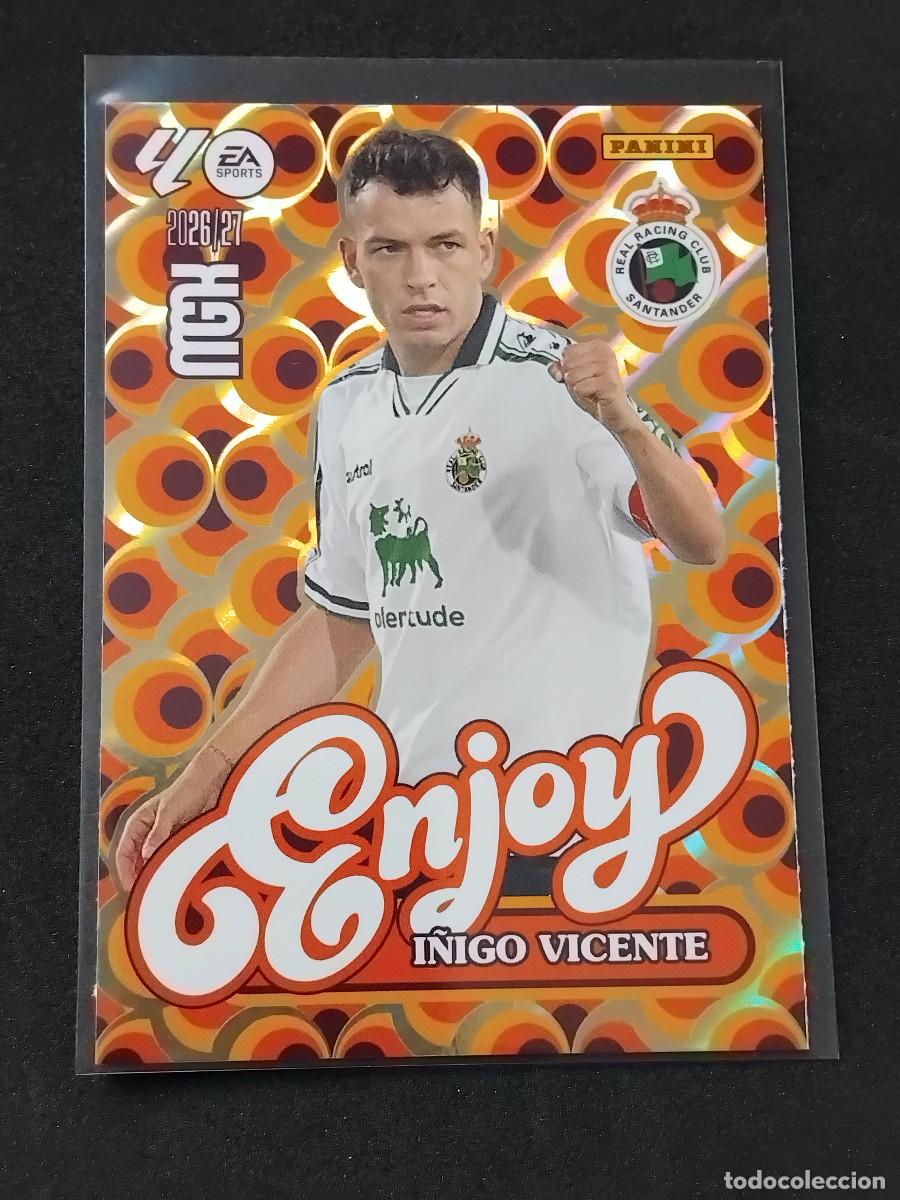 Figurine di Calcio: I&Ntilde;IGO VICENTE ENJOY - Racing Santander 383 - LALIGA PANINI MGK MEGACRACKS 2026-27 Liga 2026 2027
