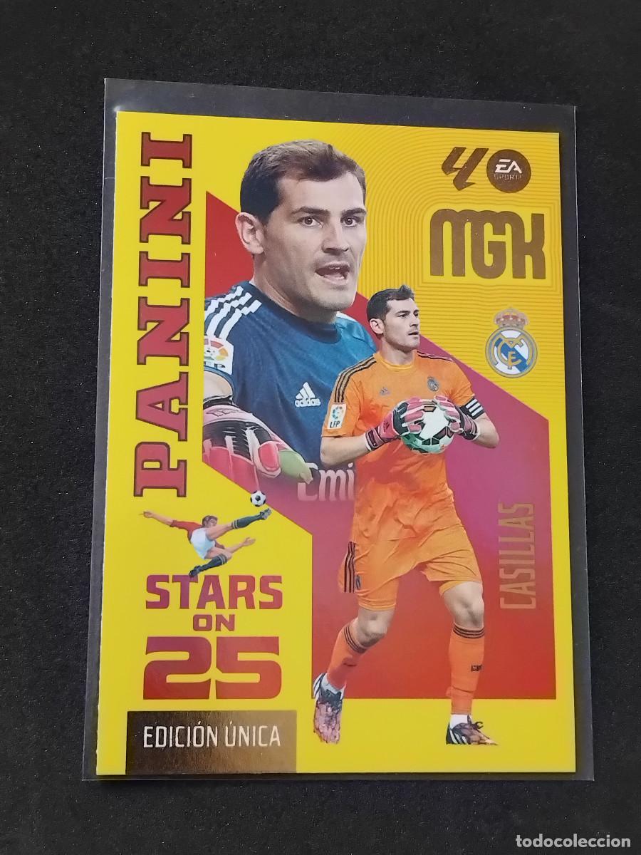 Cromos de Futebol: CASILLAS STARS ON 25 - Real Madrid 428 - LALIGA PANINI MGK MEGACRACKS 2026-27 2026 2027 Mega cracks