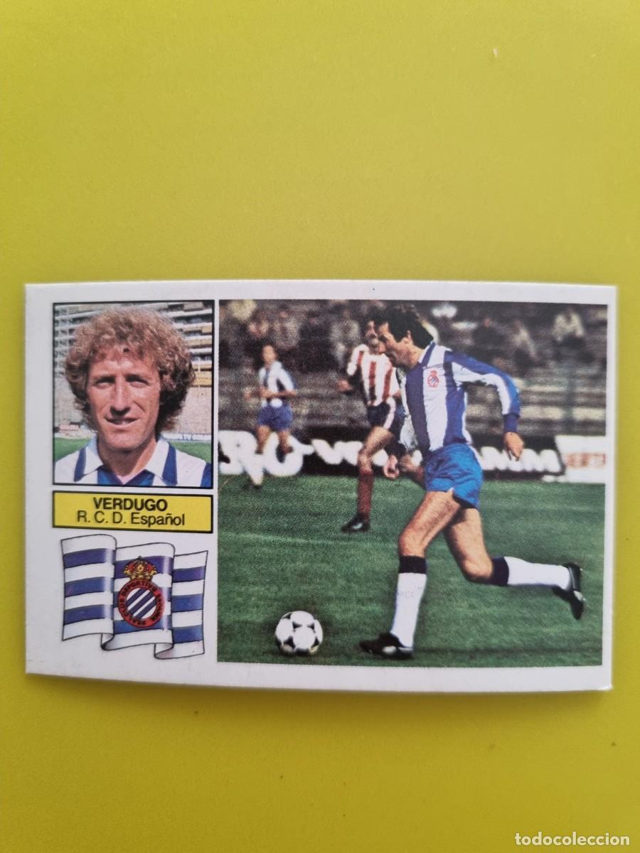 Cromos de f&uacute;tbol: CROMO FUTBOL LIGA ESTE VERDUGO RCD ESPA&Ntilde;OL NUNCA PEGADO SIN PEGAR 82 83 1982 1983 AR826