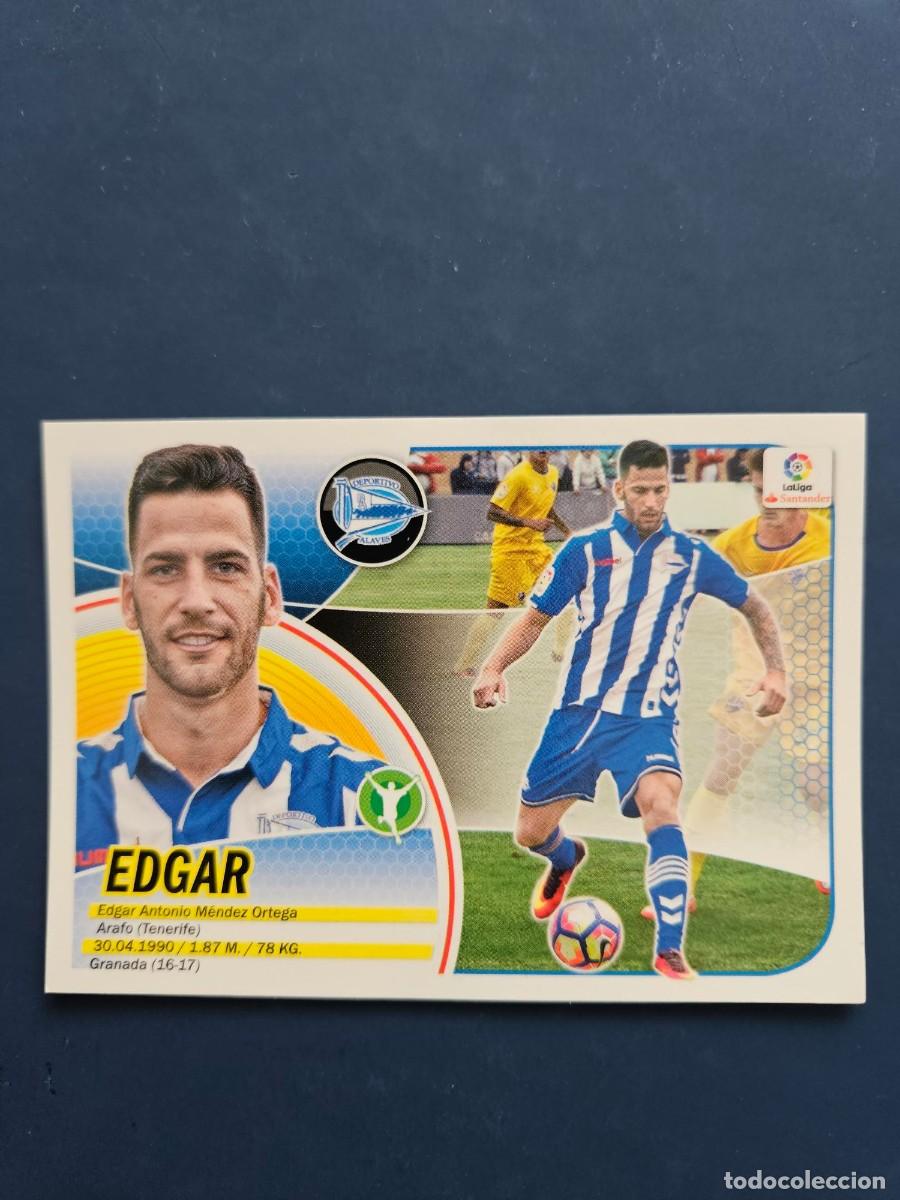Cromos de f&uacute;tbol: N&ordm; 14B EDGAR ALAVES LOGO NUEVO LIGA ESTE 16 17 2016 2017 SIN PEGAR NUNCA PEGADO