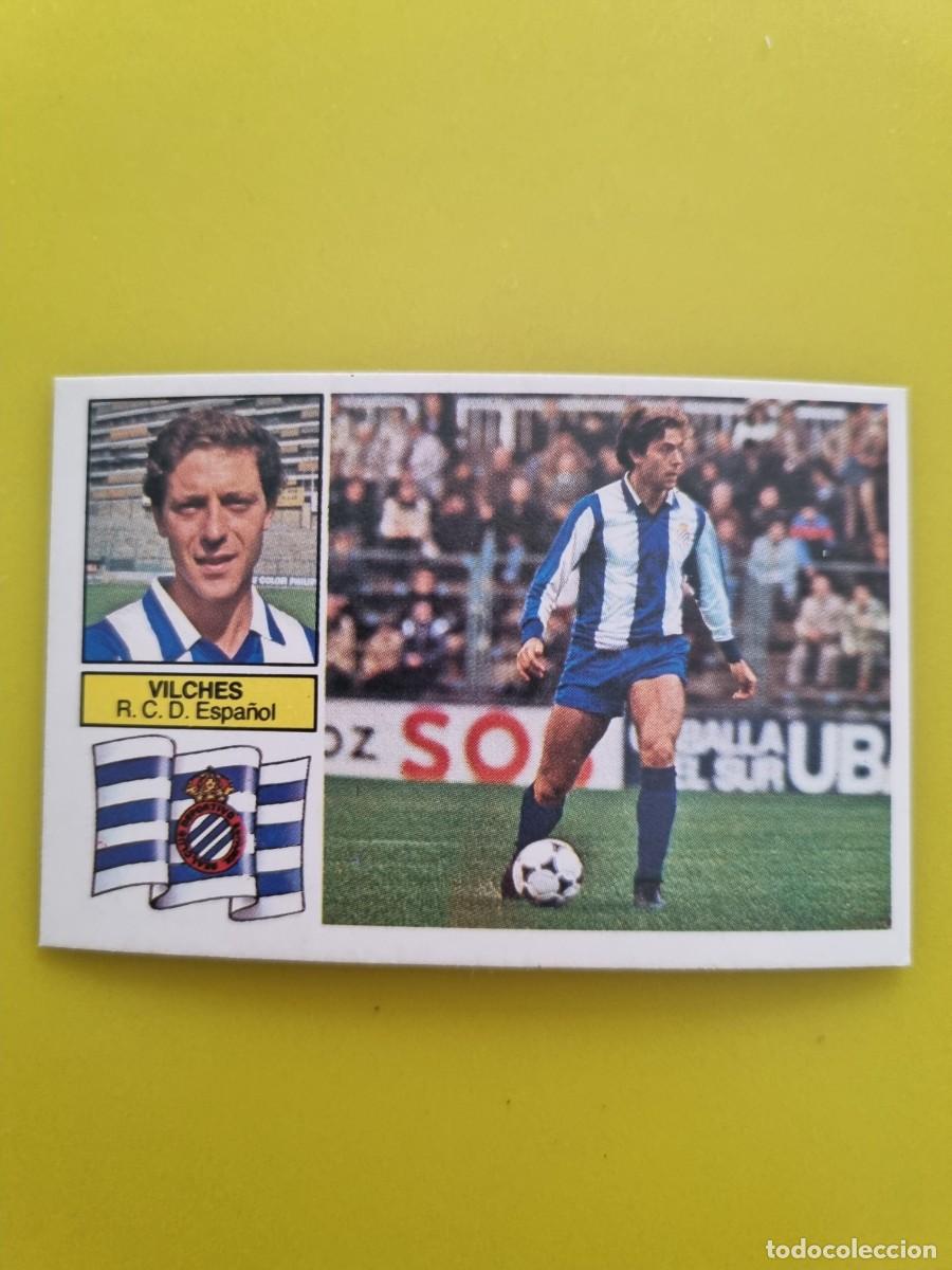 Cromos de f&uacute;tbol: CROMO FUTBOL LIGA ESTE VILCHES RCD ESPA&Ntilde;OL NUNCA PEGADO SIN PEGAR 82 83 1982 1983 AR826
