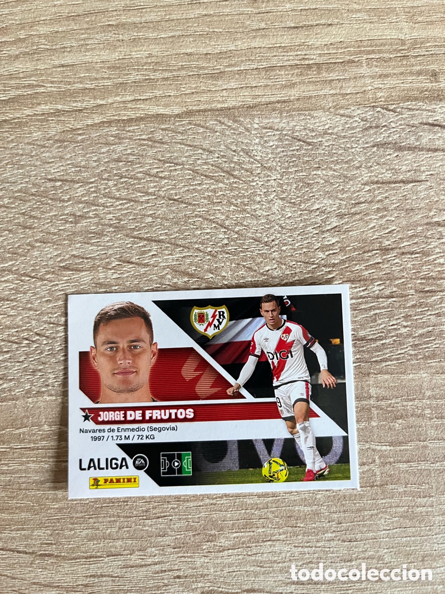 Cromos de f&uacute;tbol: 16 DE FRUTOS RAYO VALLECANO LIGA ESTE EDICIONES ESTE 2026 2027 26 27