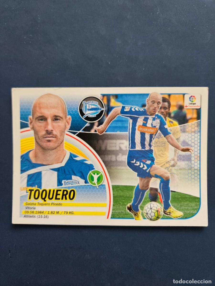 Cromos de f&uacute;tbol: *N&ordm; 16 TOQUERO ALAVES LOGO NUEVO LIGA ESTE 16 17 2016 2017 SIN PEGAR NUNCA PEGADO