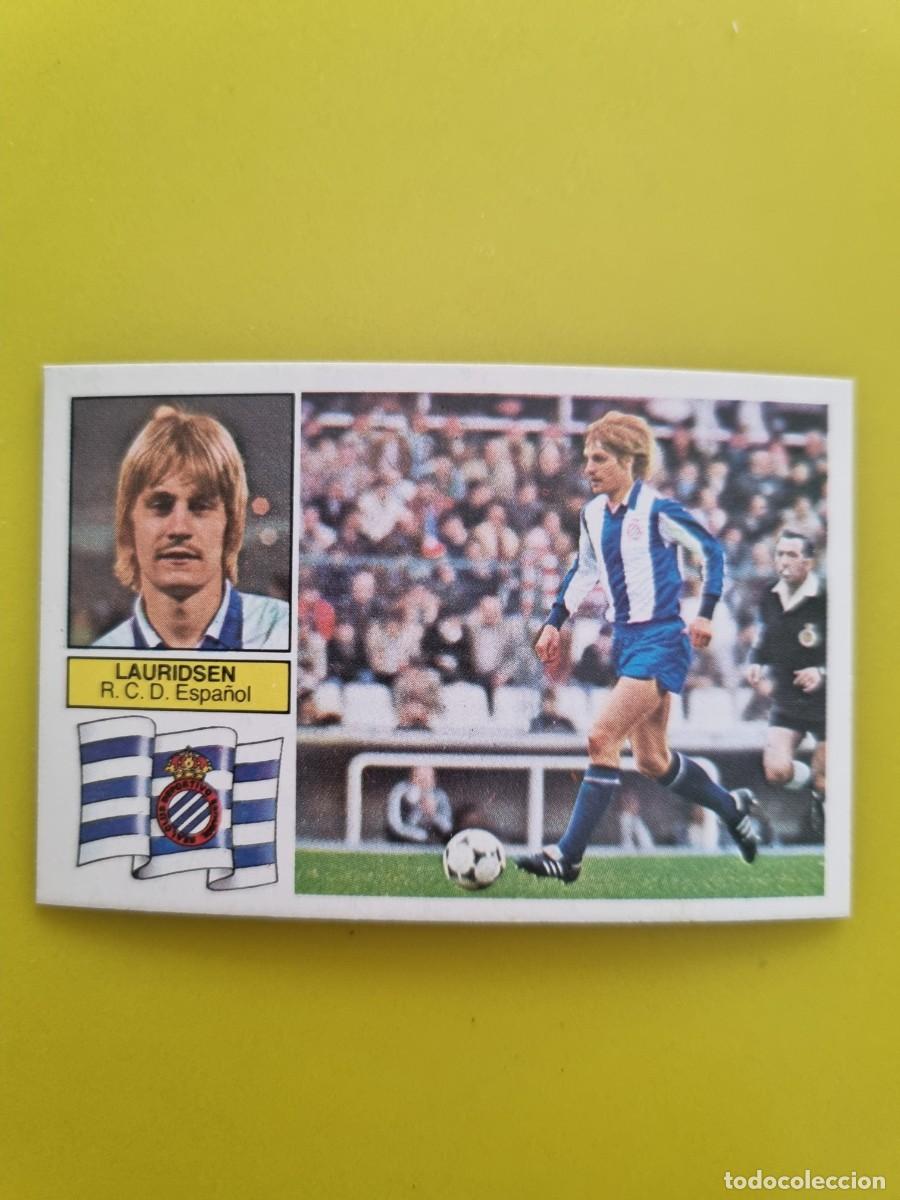 Cromos de f&uacute;tbol: CROMO FUTBOL LIGA ESTE LAURIDSEN RCD ESPA&Ntilde;OL NUNCA PEGADO SIN PEGAR 82 83 1982 1983 AR826
