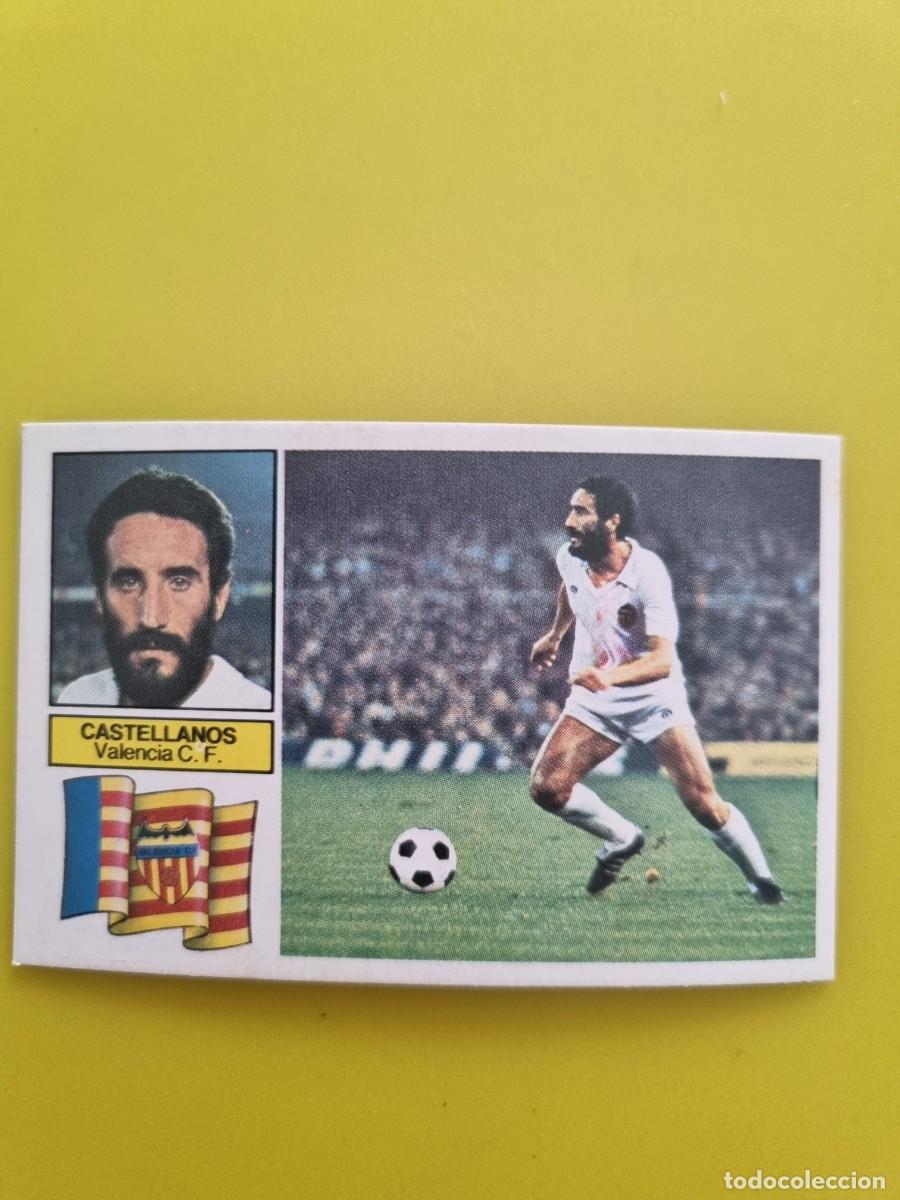 Cromos de f&uacute;tbol: CROMO FUTBOL LIGA ESTE CASTELLANOS VALENCIA CF NUNCA PEGADO SIN PEGAR 82 83 1982 1983 AR826