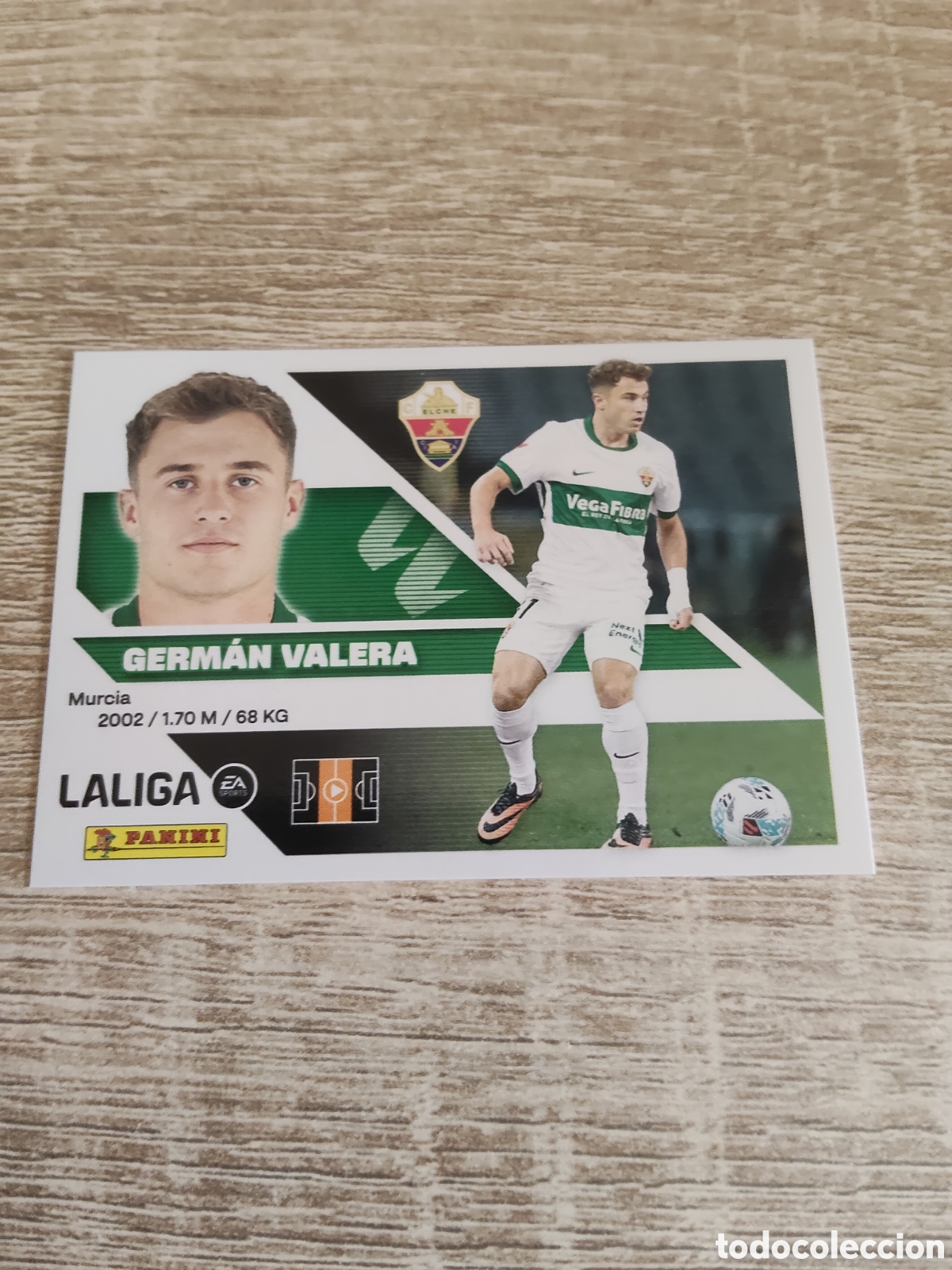 Cromos de f&uacute;tbol: Germ&aacute;n Valera Elche liga 2026 2027 26 27 ediciones este