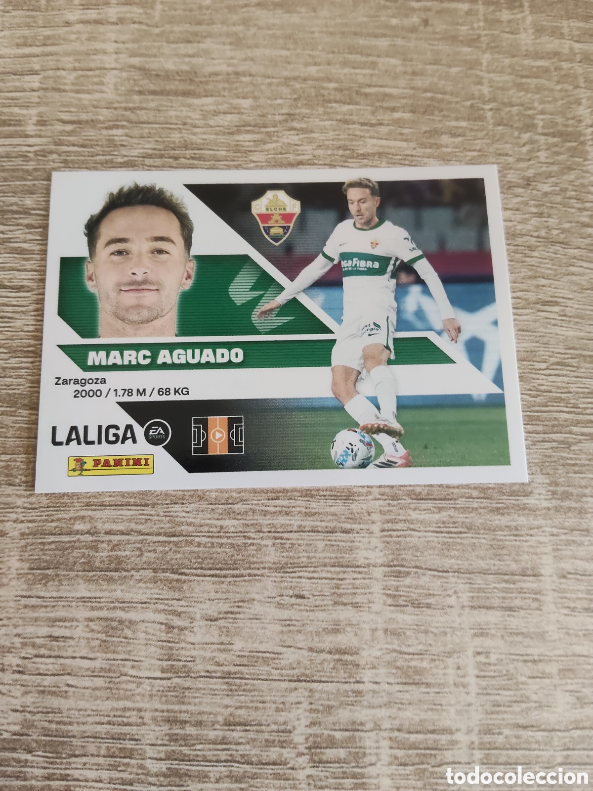 Cromos de f&uacute;tbol: Marc Aguado Elche liga 2026 2027 26 27 ediciones este