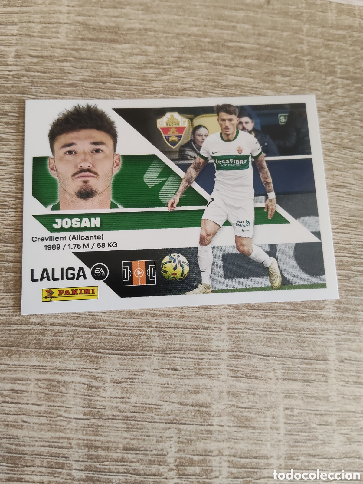 Cromos de f&uacute;tbol: Josan Elche liga 2026 2027 26 27 ediciones este
