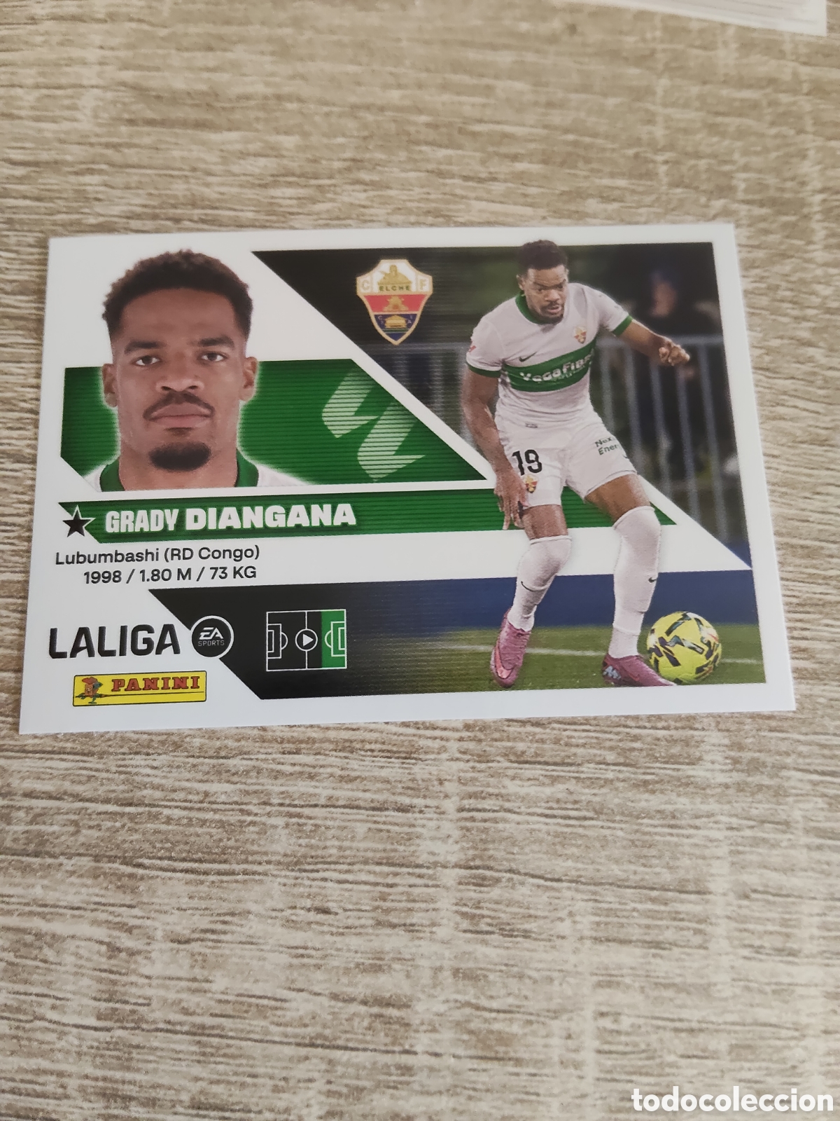 Cromos de f&uacute;tbol: Diangana Elche liga 2026 2027 26 27 ediciones este